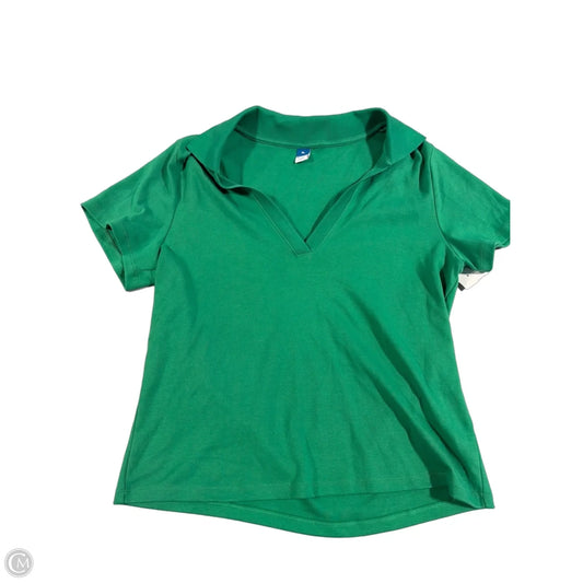 Top Short Sleeve By Old Navy In Green, Size: Xl