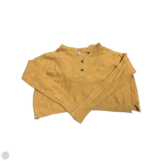 Sweater By Free People In Yellow, Size: M
