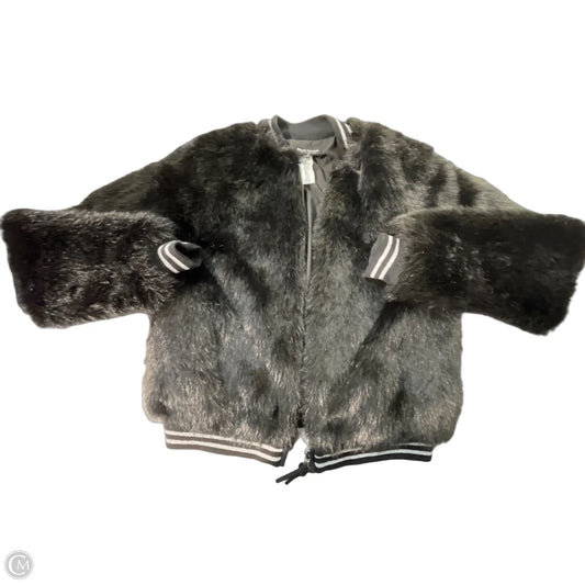 Jacket Faux Fur & Sherpa By Black Orchid In Black, Size: S