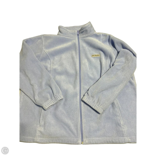 Jacket Fleece By Columbia In Blue, Size: 3x