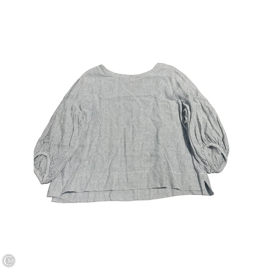 Top 3/4 Sleeve By Matty M In Striped Pattern, Size: Xxl