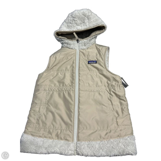 Vest Faux Fur & Sherpa By Patagonia In Tan, Size: M