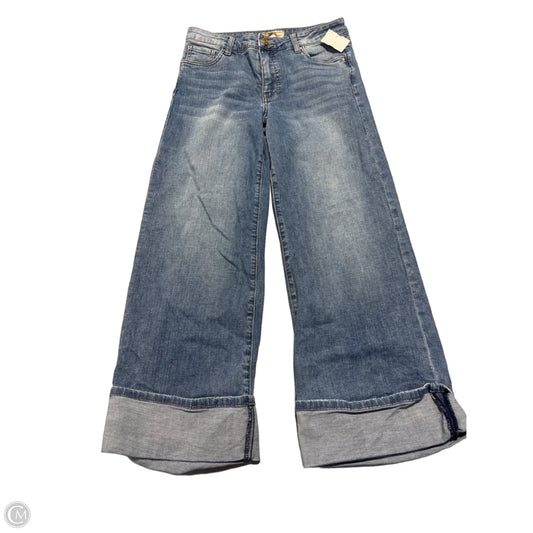 Jeans Wide Leg By Kut In Blue Denim, Size: 2