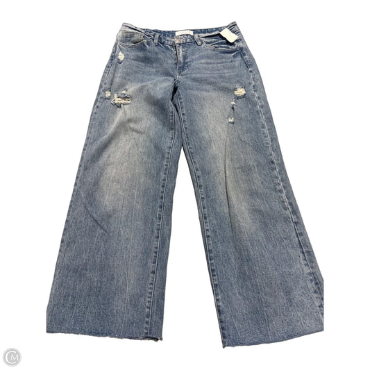 Jeans Wide Leg By Vervet In Blue Denim, Size: 8