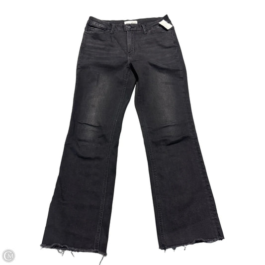 Jeans Straight By Vervet In Black, Size: 8