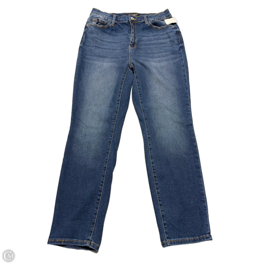Jeans Boyfriend By Judy Blue In Blue Denim, Size: 12