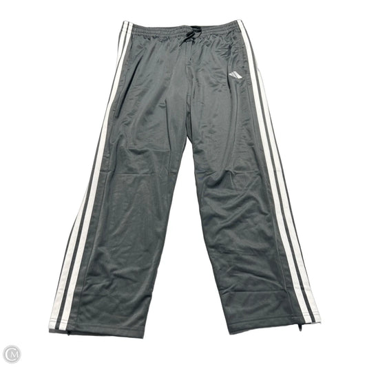 Athletic Pants By Adidas In Grey, Size: 2x
