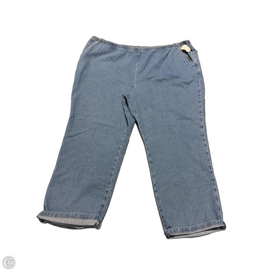 Jeans Straight By Chic In Blue Denim, Size: 26