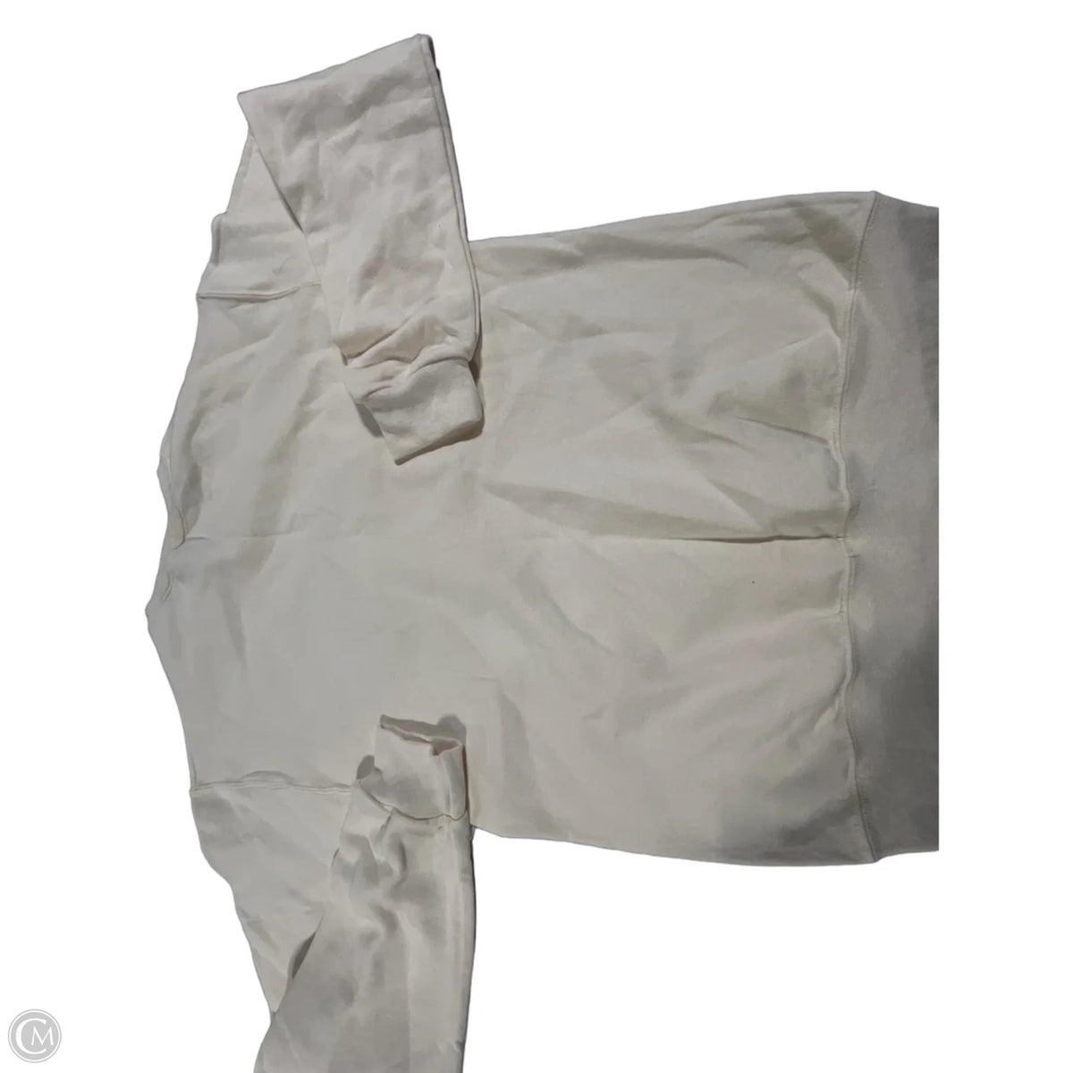 Top Long Sleeve By Jerzees In Tan, Size: S