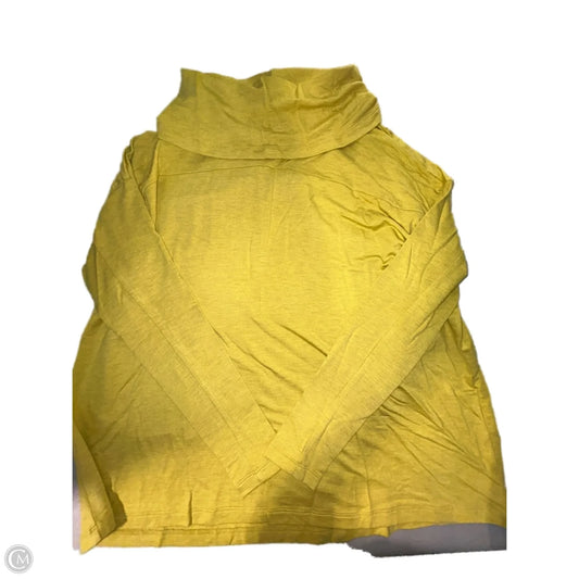 Top Long Sleeve Basic By Cabi In Green, Size: S