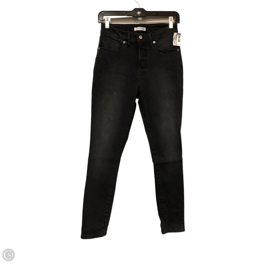 Jeans Skinny By Good American In Black, Size: 4