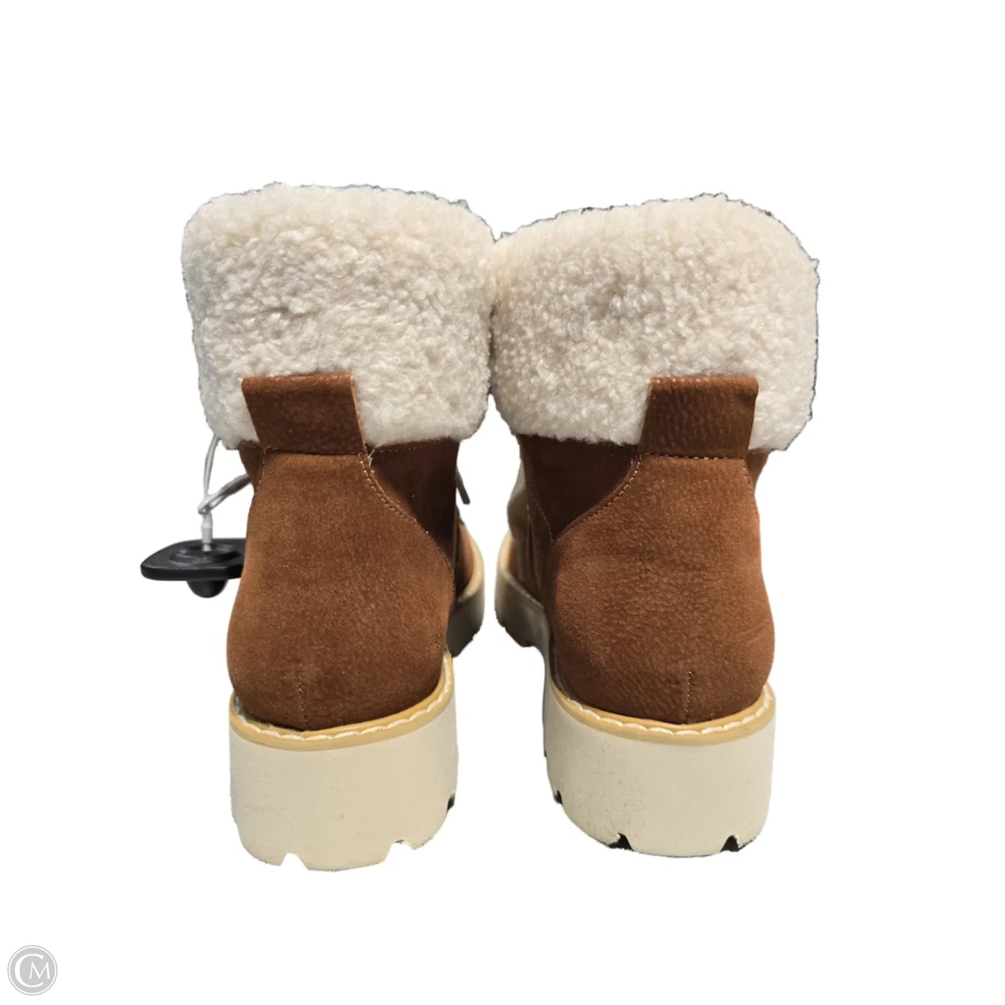 Boots Ankle Flats By Cmb In Brown, Size: 6