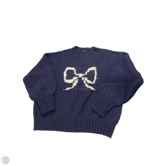 Sweater By Blu Pepper In Navy, Size: S