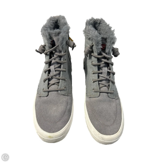 Boots Ankle Flats By Sperry In Grey, Size: 9.5