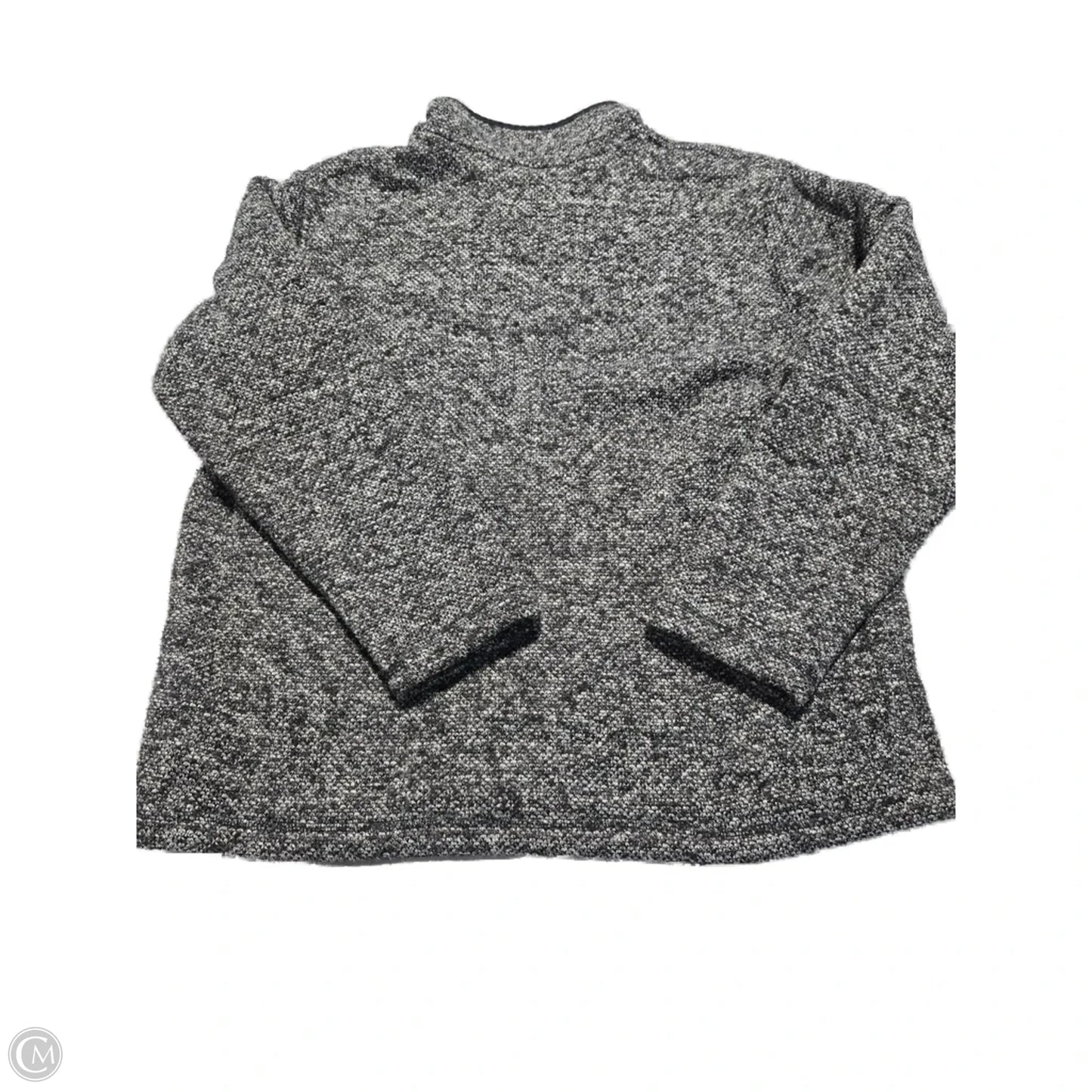 Coat Faux Fur & Sherpa By Orvis In Grey, Size: Xl