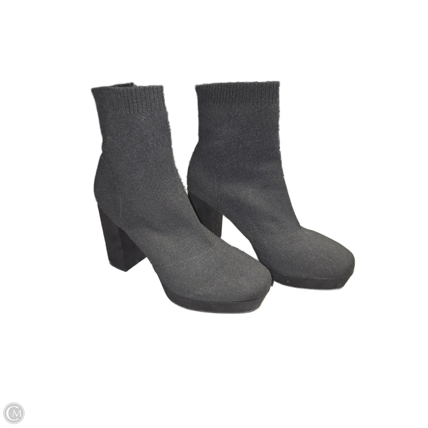 Boots Ankle Heels By Mia In Black, Size: 8.5