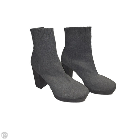 Boots Ankle Heels By Mia In Black, Size: 8.5