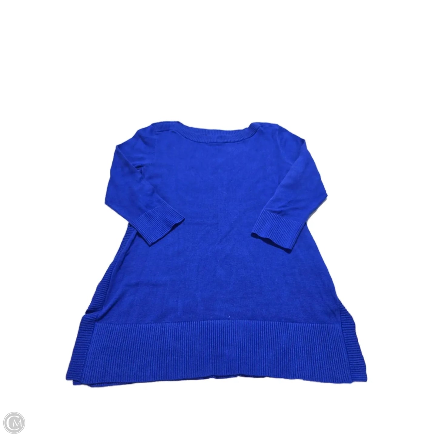 Sweater By Cable And Gauge In Blue & Brown, Size: S