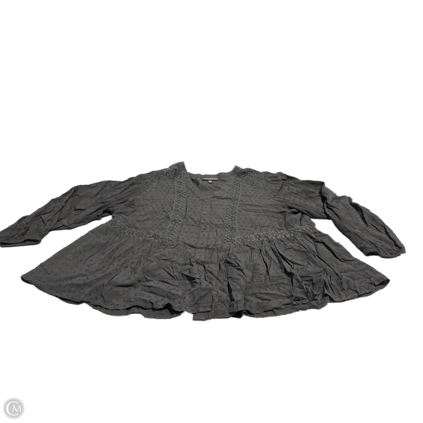 Top Long Sleeve By Lane Bryant In Black, Size: 20