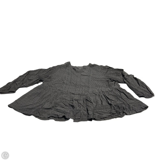 Top Long Sleeve By Lane Bryant In Black, Size: 20