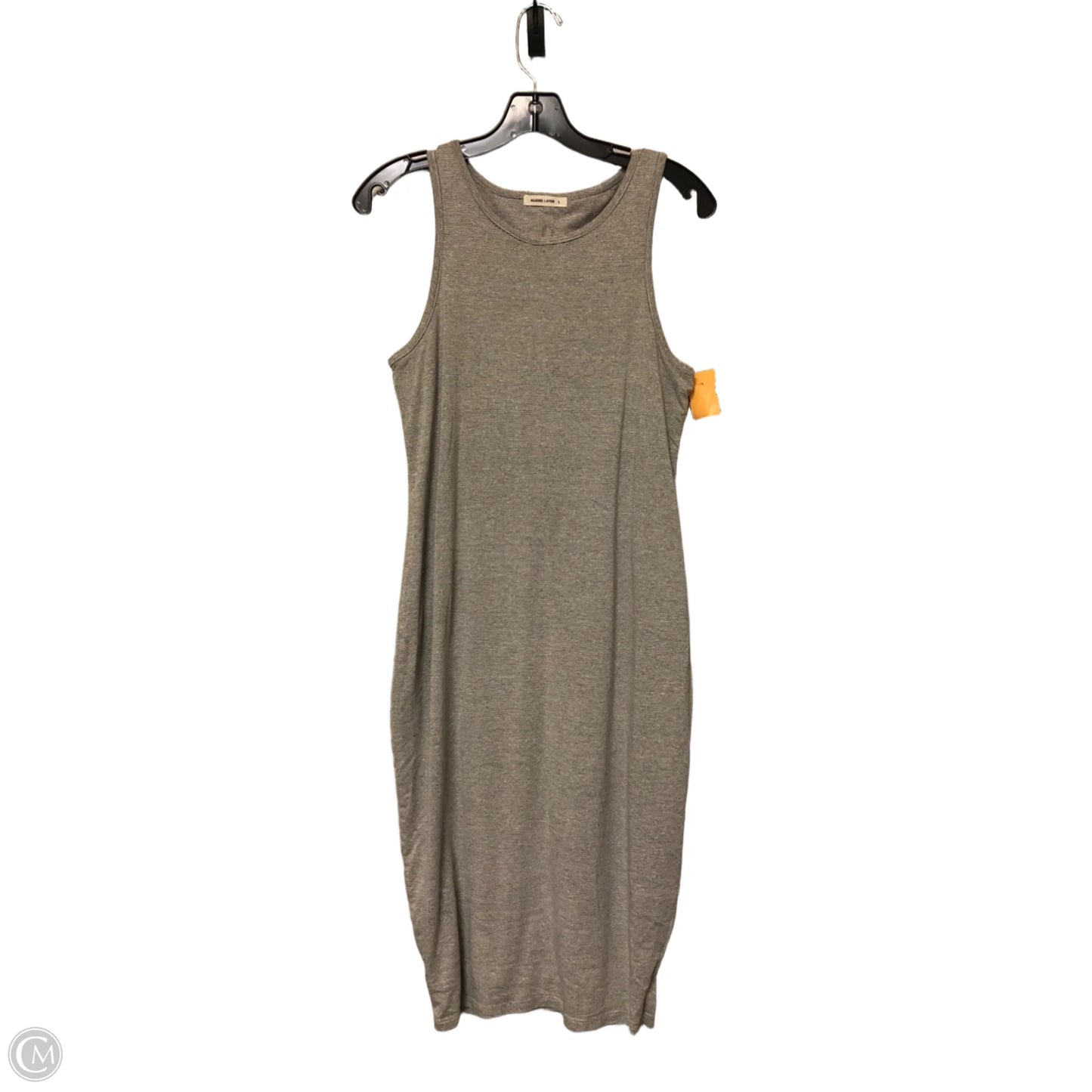 Dress Casual Midi By Marine Layer In Grey, Size: L