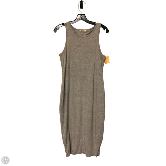 Dress Casual Midi By Marine Layer In Grey, Size: L