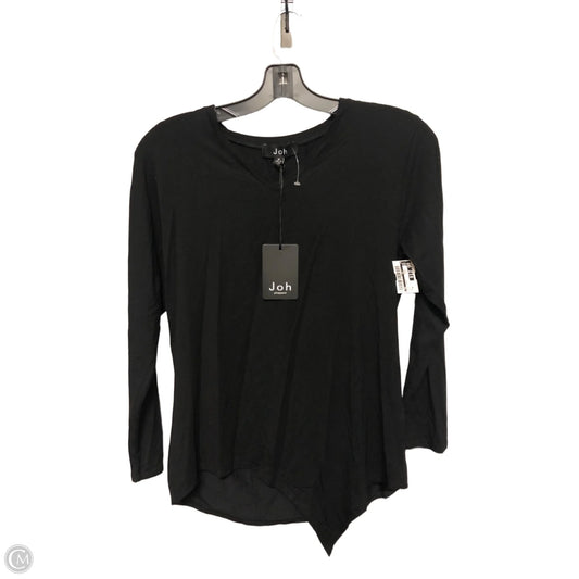 Top Long Sleeve Basic By Cmb In Black, Size: M
