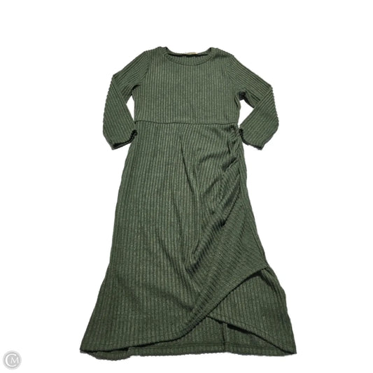 Dress Casual Midi By Cme In Green, Size: S