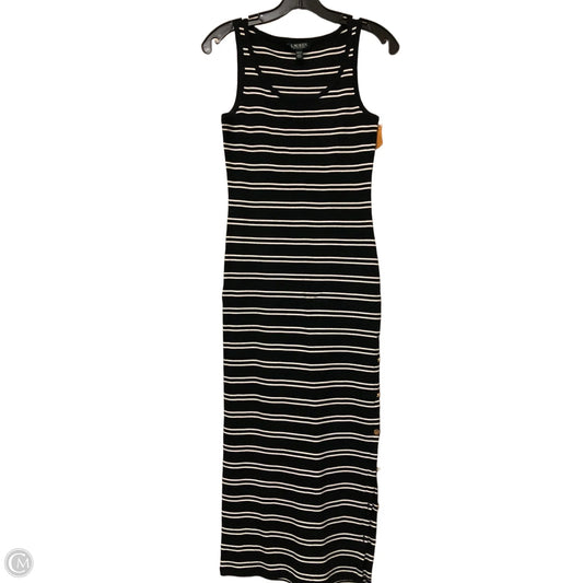 Dress Casual Maxi By Lauren By Ralph Lauren In Black, Size: Xs