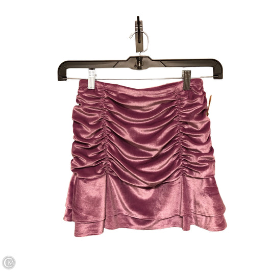 Skirt Mini & Short By Wild Fable In Purple, Size: Xs