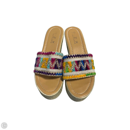 Shoes Flats By Cmb In Multi-colored, Size: 7