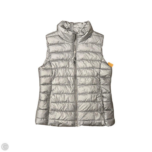 Vest Faux Fur & Sherpa By Gap In Silver, Size: Xs