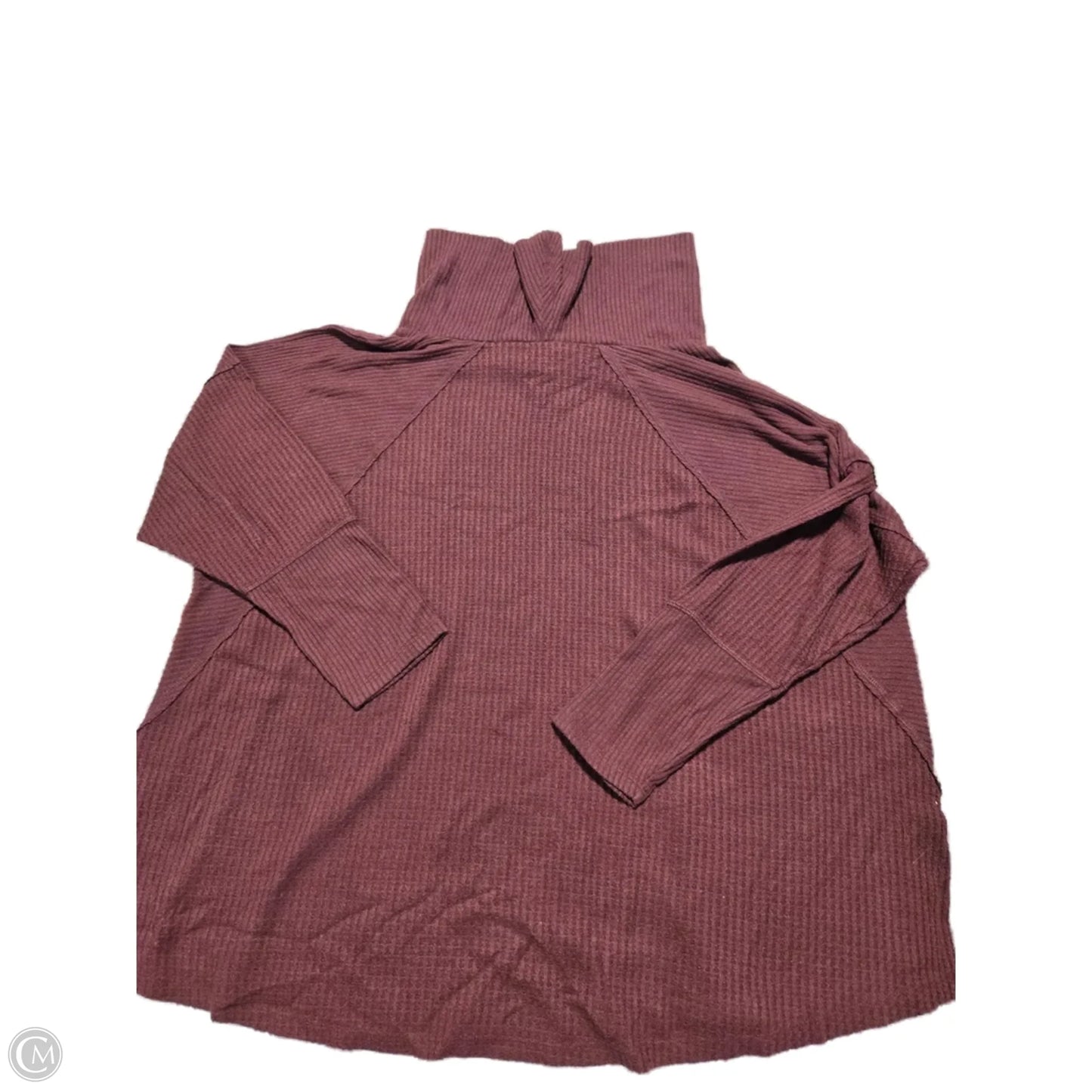 Top Long Sleeve By Maurices In Maroon, Size: 3x