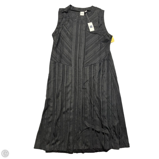 Dress Casual Midi By Gap In Black, Size: M