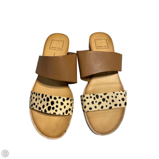 Sandals Flats By Dolce Vita In Brown, Size: 7