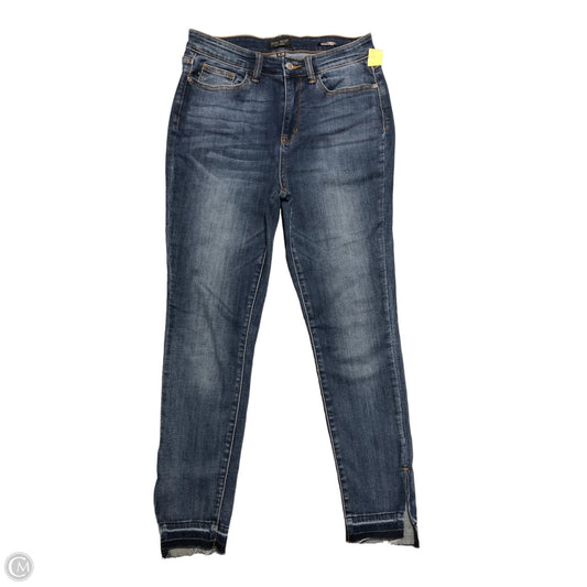 Jeans Skinny By Judy Blue In Blue Denim, Size: 10
