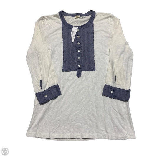 Top Short Sleeve By J. Crew In White, Size: Xs