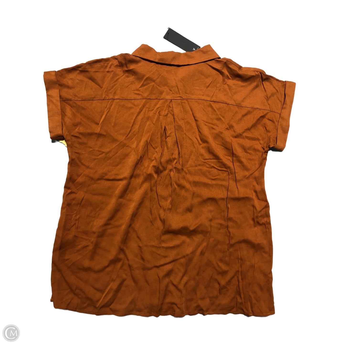 Blouse Short Sleeve By Lulus In Orange, Size: Xs