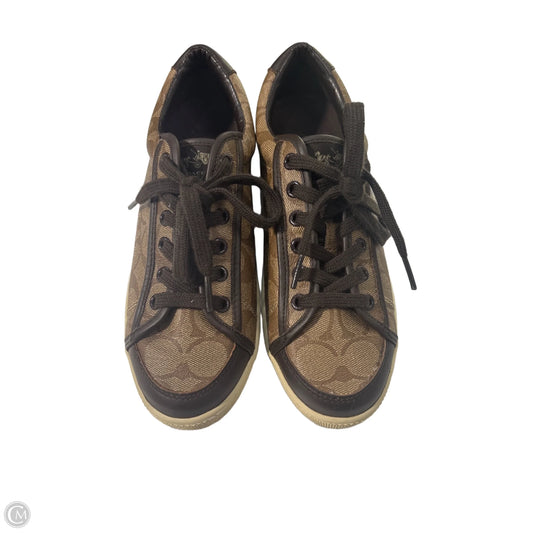 Shoes Designer By Coach In Brown, Size: 7.5