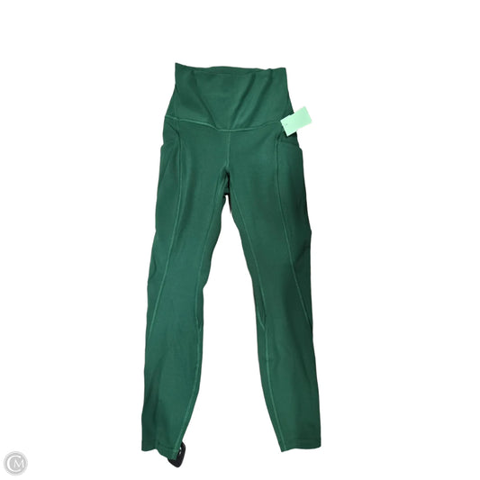 Athletic Leggings By Lululemon In Green, Size: 2