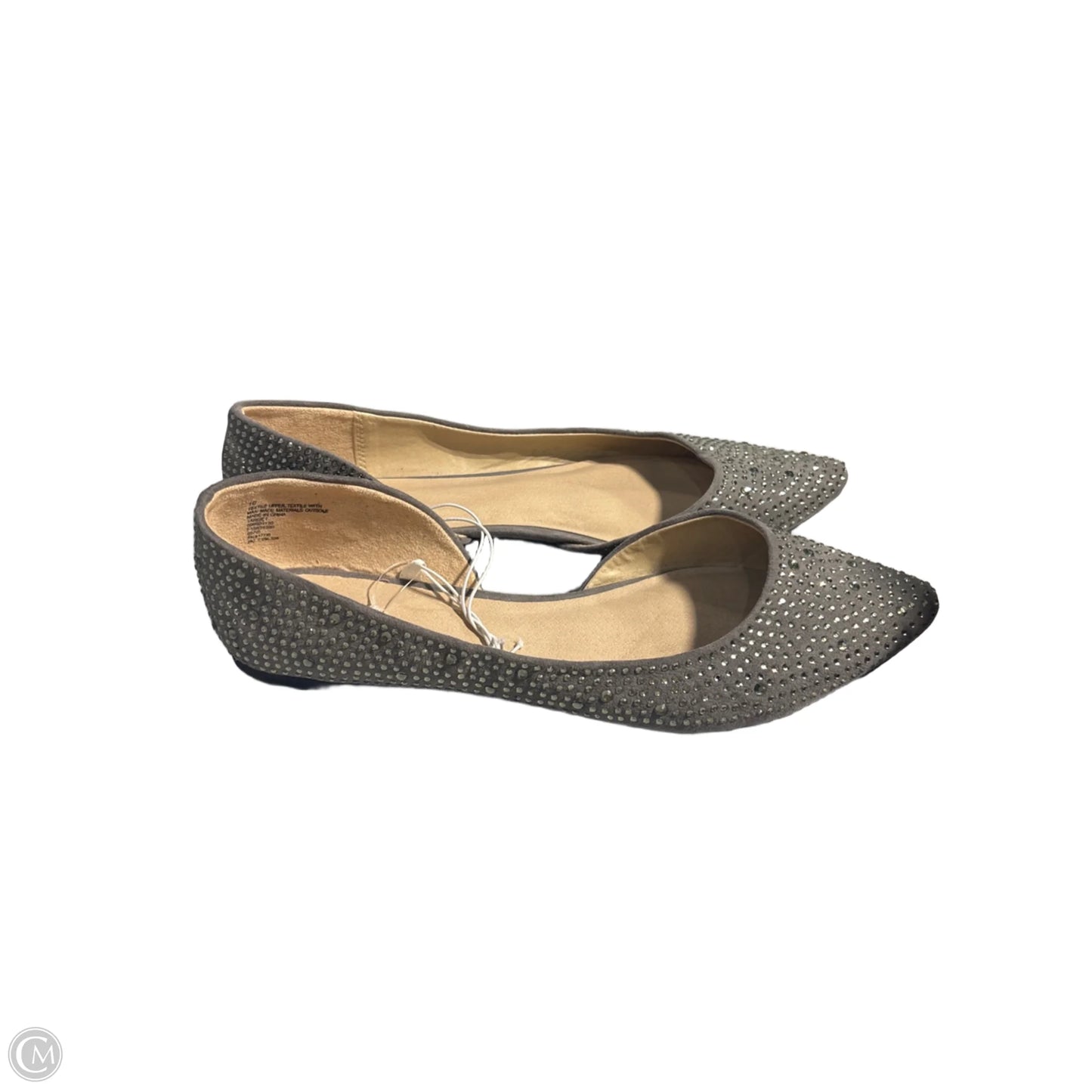 Shoes Flats By Mossimo In Grey, Size: 10
