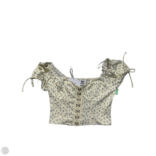 Top Short Sleeve By Cmb In Floral Print, Size: M
