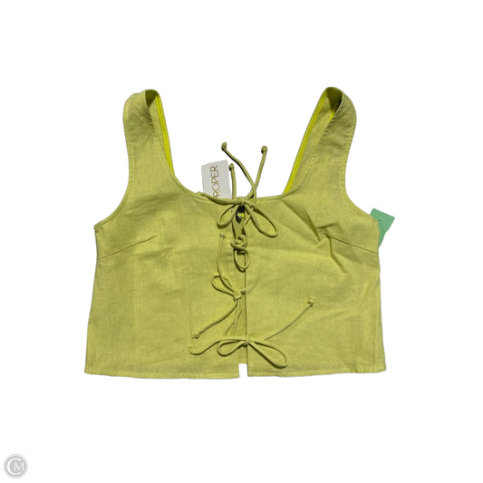 Tank Top By Cmb In Yellow, Size: S