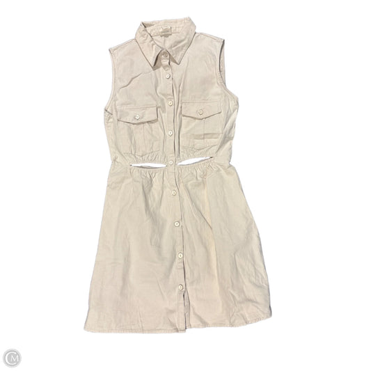 Dress Casual Midi By Peach Love Cream California In Tan, Size: M