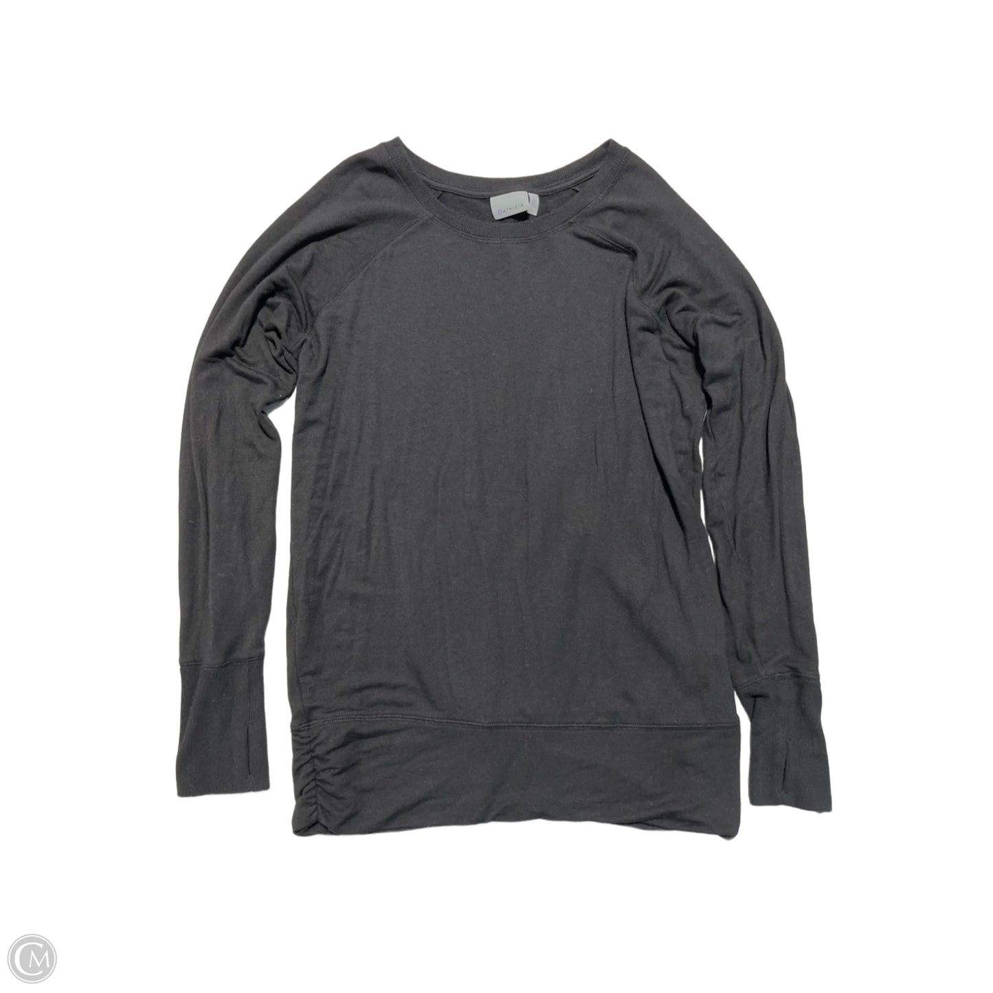 Top Long Sleeve By Athleta In Black, Size: L