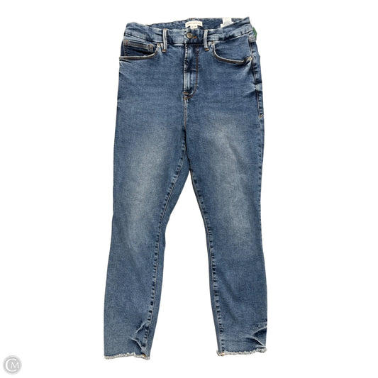 Jeans Boot Cut By Good American In Blue Denim, Size: 10