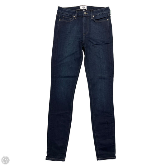 Jeans Boot Cut By Paige In Blue Denim, Size: 8