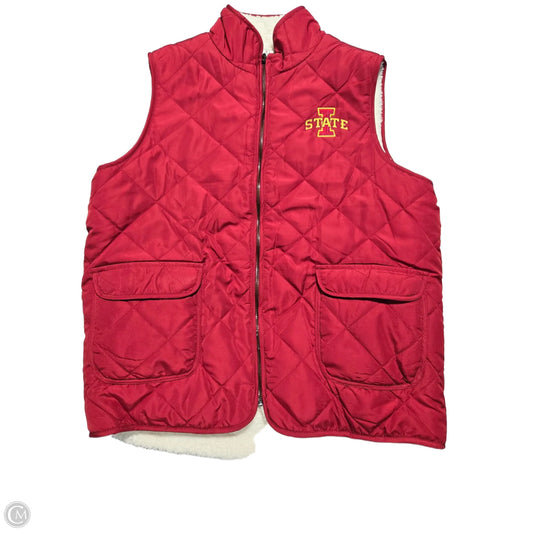 Vest Faux Fur & Sherpa By Colosseum In Red, Size: L