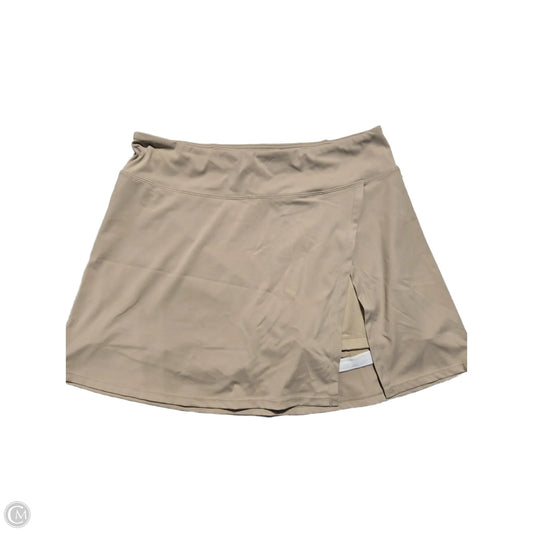Athletic Skort By Cmc In Tan, Size: 2x