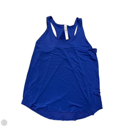 Athletic Tank Top By Lululemon In Black, Size: 12